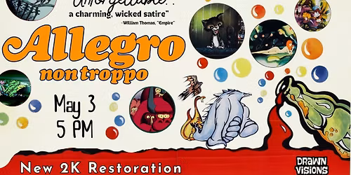 Animated psychedelic screwball classic ALLEGRO NON TROPPO (1976) \u2014 New 2K Restoration!
