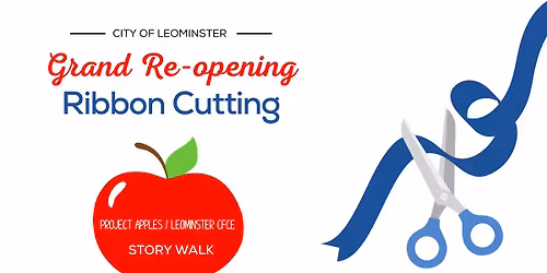 Project Apples Story Walk Ribbon Cutting