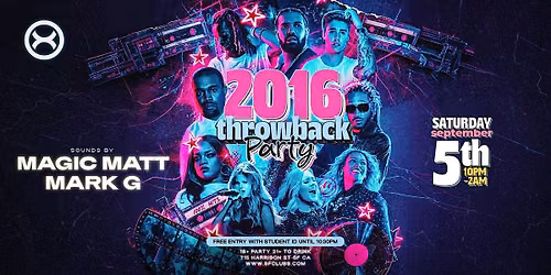 2016 THROWBACK