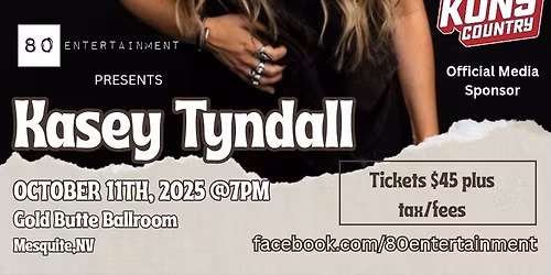 Kasey Tyndall Concert 