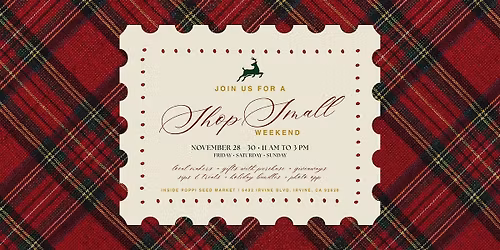 Home for the Holidays: Small Business Weekend