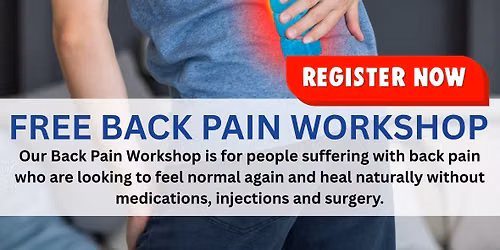 FREE BACK PAIN WORKSHOP