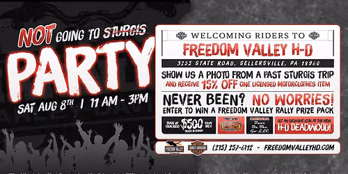 Not Going to Sturgis Party