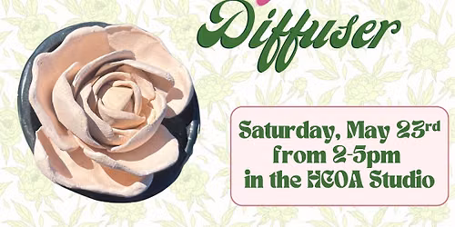 Ceramic Peony Diffuser Workshop