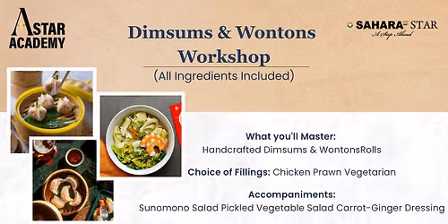 Dimsums & Wontons Workshop