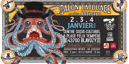 Tattoo43 - 2026 Salon du tatouage et des artistes