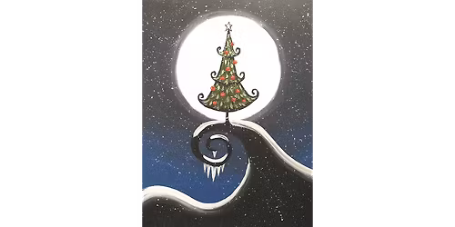 Nightmare Christmas Tree - Paint and Sip in Sacramento | Classpop!\u2122