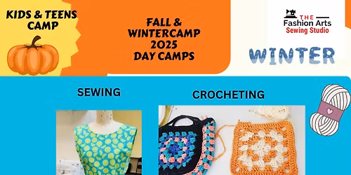 Sew & Crochet Camp ages 7-15