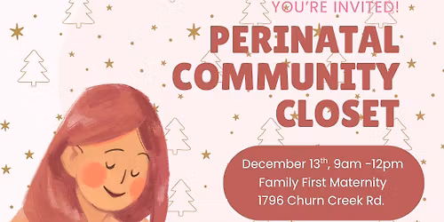 Perinatal Community Closet - December