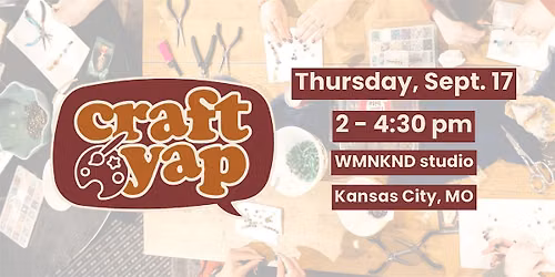 Craft & Yap: Thursday Book Club Edition