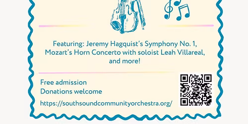 South Sound Community Orchestra Summer Concert
