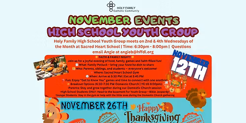 Holy Family High School Youth Group