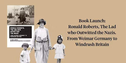 Book Launch: Ronald Roberts, The Lad who Outwitted the Nazis