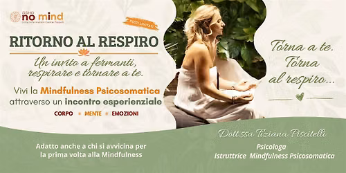 RITORNO AL RESPIRO - Esperienza di Mindfulness Psicosomatica a Napoli