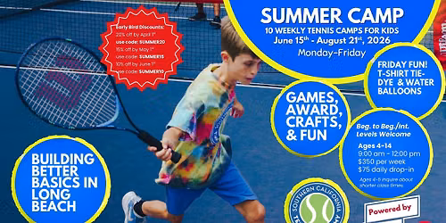SC Tennis Academy \u2013 FUN Summer Tennis Camps