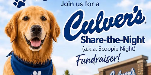 \ud83c\udf54\ud83d\udc3e GRRoW is Coming to Culver's! Middleton\ud83d\udc3e\ud83c\udf66