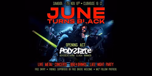 Metal Night - JUNE TURNS BLACK & POLYSTATE - Live