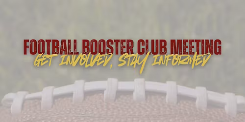 Football Booster Meeting