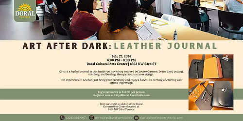 Art After Dark: Leather Journal