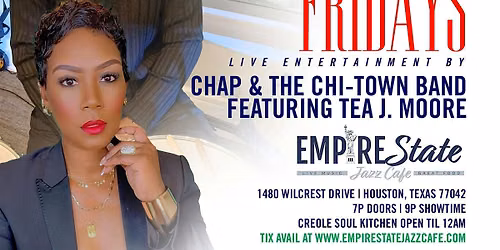 Chap & The Chi-Town Band feat. Tea J. Friday October 9th