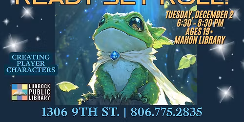 Ready, Set, Roll! at Mahon Library