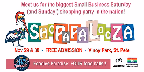 Foodies at Shopapalooza! Free admission