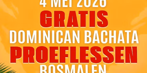 Gratis Dominican Bachata Proefles in Rosmalen