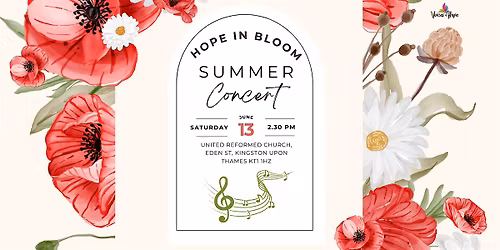 Hope in Bloom - Summer Concert