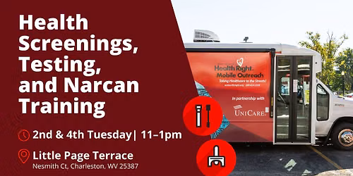 Health Screenings, Testing, and Narcan Training at Little Page Terrace