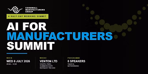 CMG AI for Manufacturers Summit