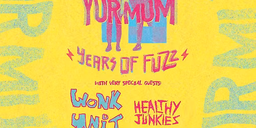 10 YEARS of FUZZ - Yur Mum, Wonk Unit, Healthy Junkies