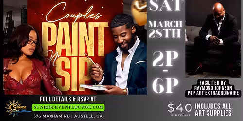 COUPLES SIP N' PAINT PRE-VALENTINES DATE NIGHT