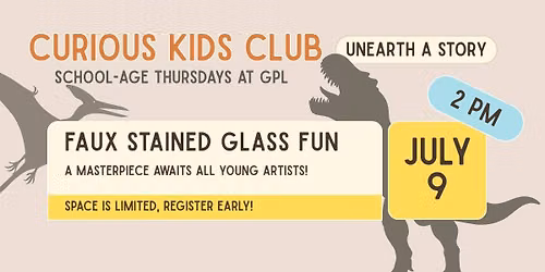 Curious Kids Club- Faux Stained Glass Fun