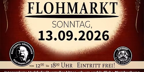 Gothic Flohmarkt am 13.09.2026