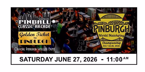 ULEKstore's WIN a Pinburgh Ticket Pinball Tournament!