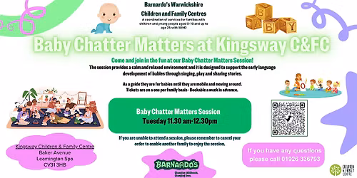 Baby Chatter Matters - Kingsway Children & Family Centre - Leamington Spa