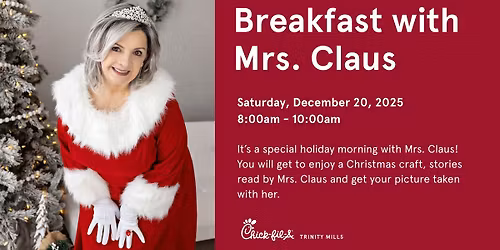 Breakfast with Mrs. Claus at Chick-fil-A