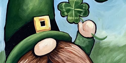 Spring Break Kids Art Camp Luck of the Irish Canvas