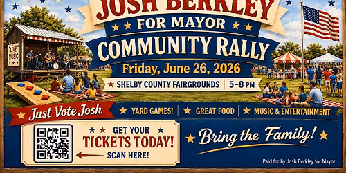 Josh Berkley For Mayor Community Rally
