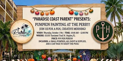 Pumpkin painting at The Perry Hotel