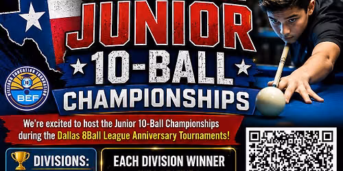 3rd Annual Texas State Junior 10-Ball Championships