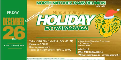 NN RAMS "MINGLE N' JINGLE HOLIDAY EXTRAVAGANZA"