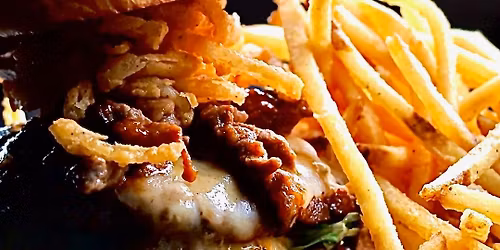 The FireStack Burger by Firehouse Chef Dom Iovino @ Alter Brewing Oak Brook! 