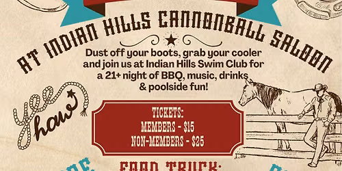 Boot, Brews, & BBQ at Indian Hills Cannonball Saloon