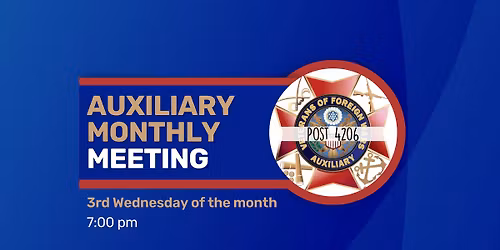 Auxiliary Monthly Meeting 