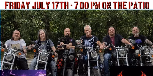 Gag Order rocking Bike Night at Shags
