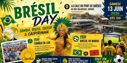 \ud83c\udde7\ud83c\uddf7 Br\u00e9sil Day: Samba, Soleil, Soccer et Caipirinha