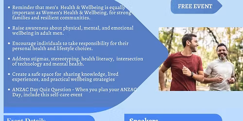 Men's Health & Wellbeing Self-Awareness Event