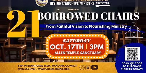21 Borrowed Chairs: From Faithful Vision to Flourishing Ministry