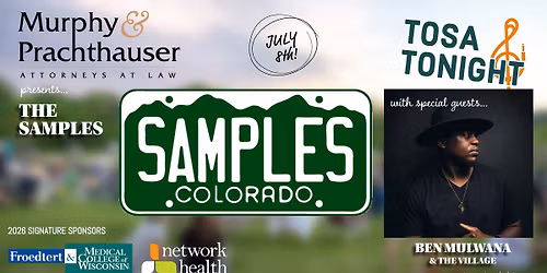 TOSA TONIGHT - The Samples with Ben Mulwana and The Village